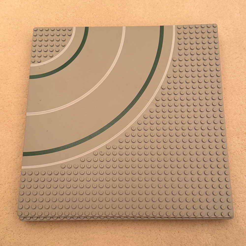 Lego Town Vintage Grey Base Plate Road Race Track 32 x 32 - 7pcs